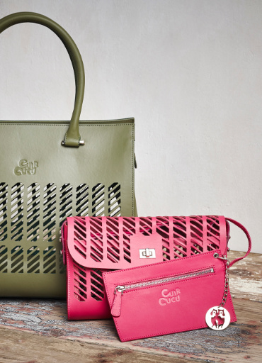 Die fairen Lederhandtaschen im Retro-Stil.
